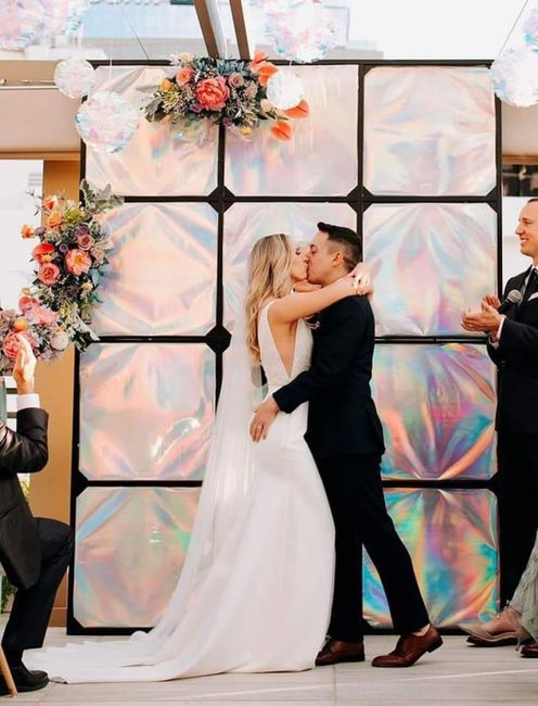 Temática iridiscente en tu boda 2