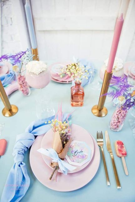 Temática iridiscente en tu boda 12