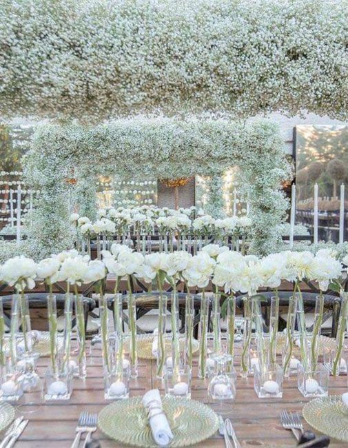 Decoración con babybreath 8