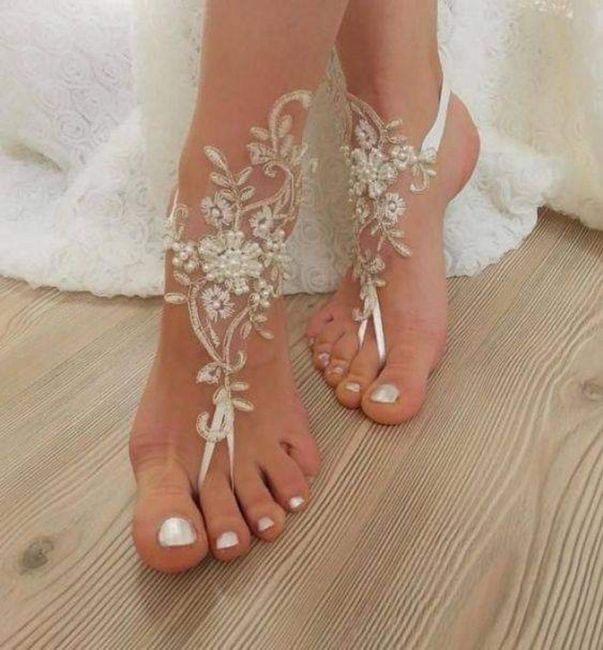 Boda en playa:adorna tus pies 6