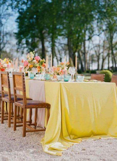 Boda primaveral: tonos amarillos en tu boda 2