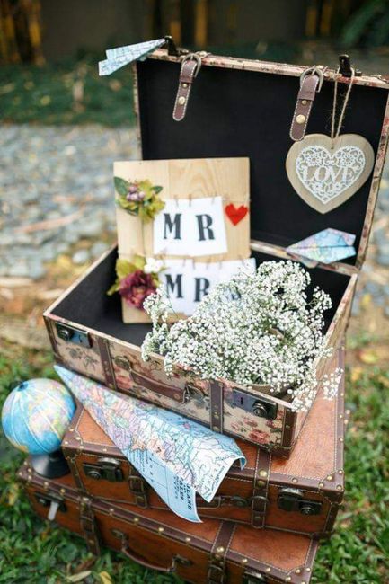 Boda viajera: decoración y detalles 5