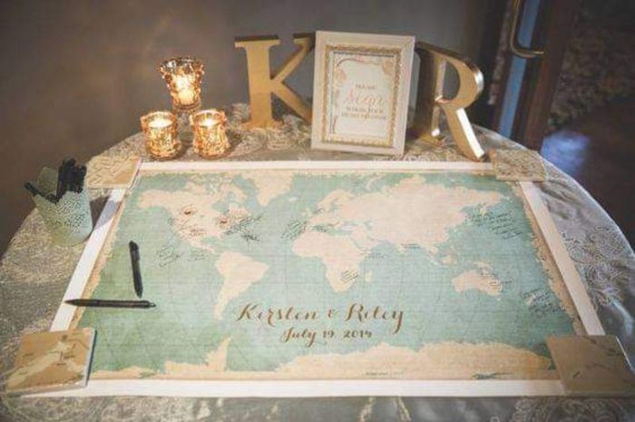 Boda viajera:firmas de invitados 6