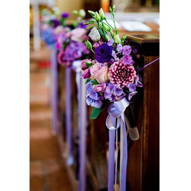 Tonos violeta en tu boda 3