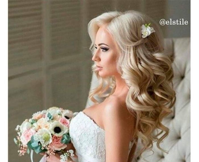 Cabello suelto con ondas 1