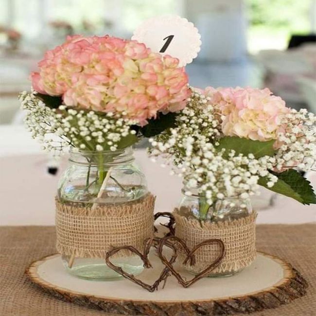 Centros de mesa con flores 1