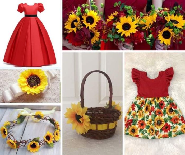 Decora con girasoles y rosas 5
