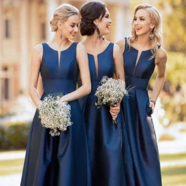 Damas en Navy blue 3