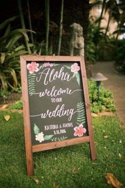 Boda con estilo hawaiano 1