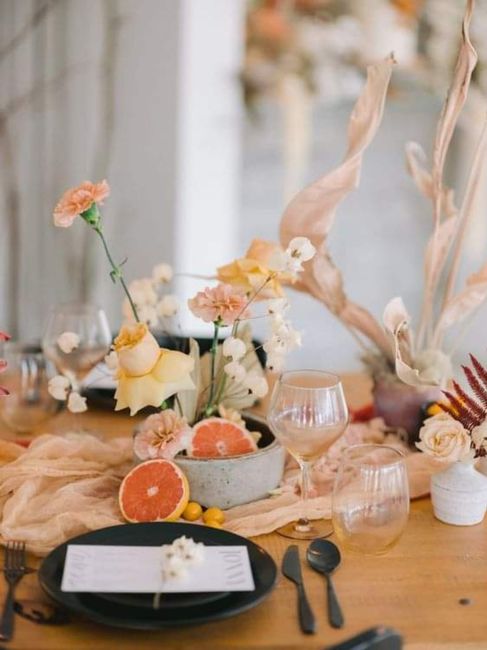 Decora con velas,frutas y antigüedades 3