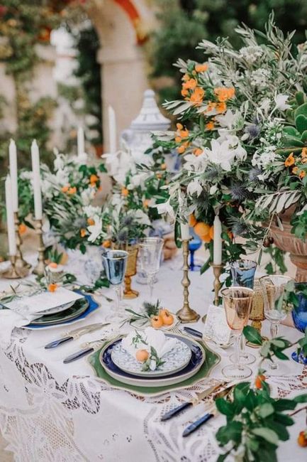 Decora con velas,frutas y antigüedades 4