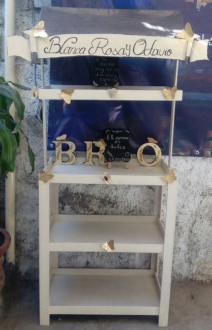 Mesa de postres para dar un toque dulce a tu boda🍭 4