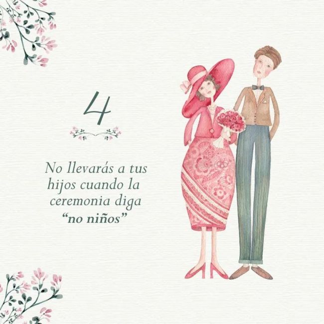Los mandamientos de los invitados 5
