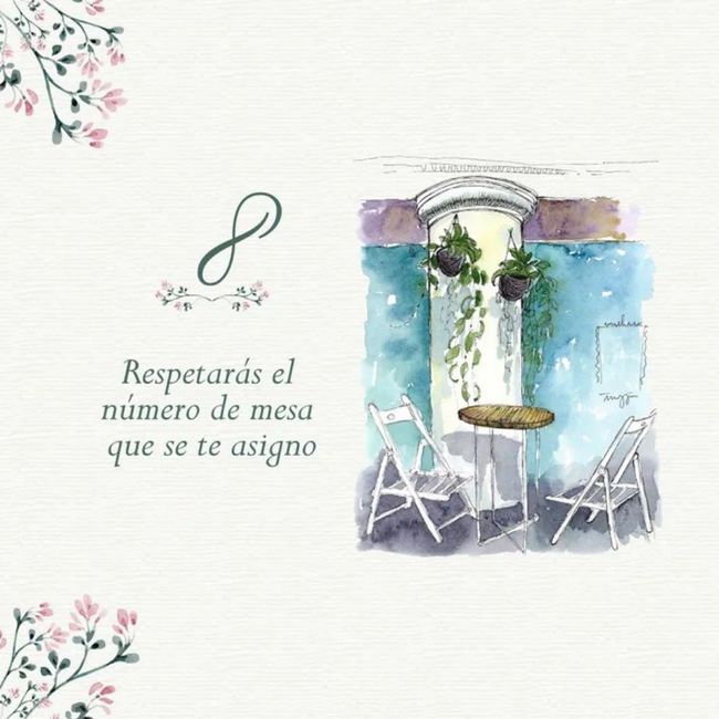 Los mandamientos de los invitados 9