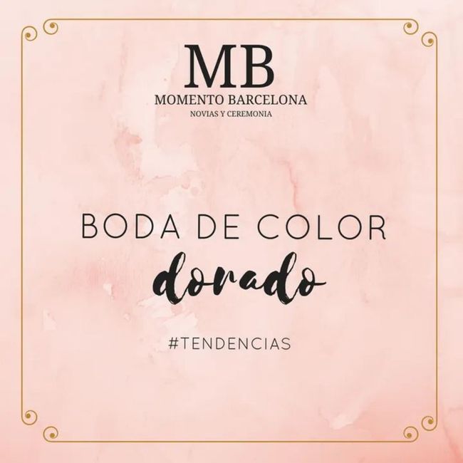 Boda en color dorado 1