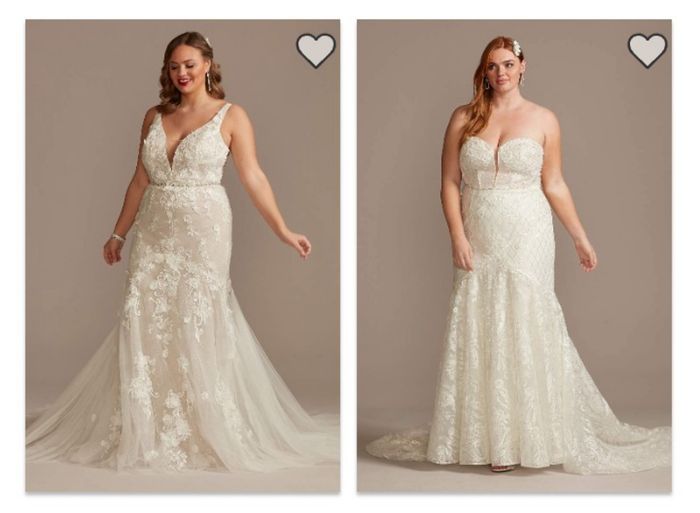 Vestidos colección plus size David's Bridal 3