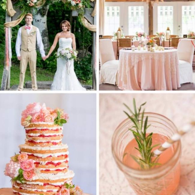 Boda en color durazno 5
