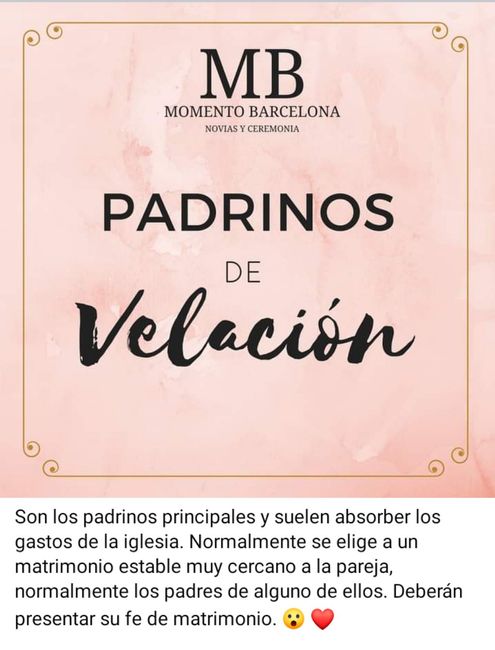 Padrinos de la boda religiosa 2