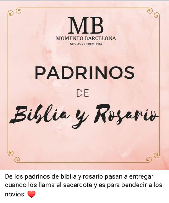 Padrinos de la boda religiosa 6