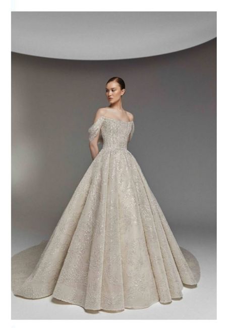 Vestidos colección primavera 2023 Twinkling Dots by Tony Ward 12