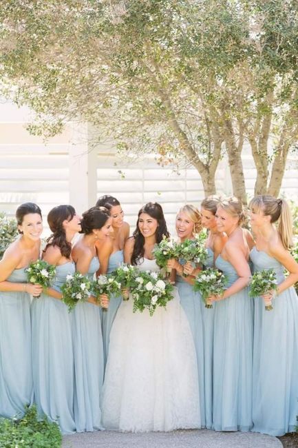 Damas de honor en baby blue 2