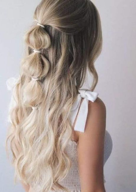 Peinados con trenza burbuja 1