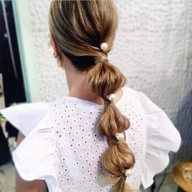 Peinados con trenza burbuja 2