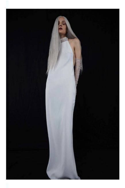 Vestidos colección 2022 ángeles blancos con lentejuelas by vol 3
