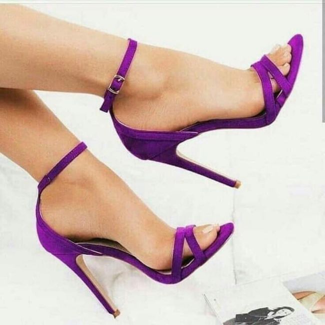 Zapatos en morado 💜 2