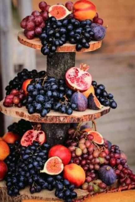 Otoño:incluye frutos en tus mesas (uvas) 2