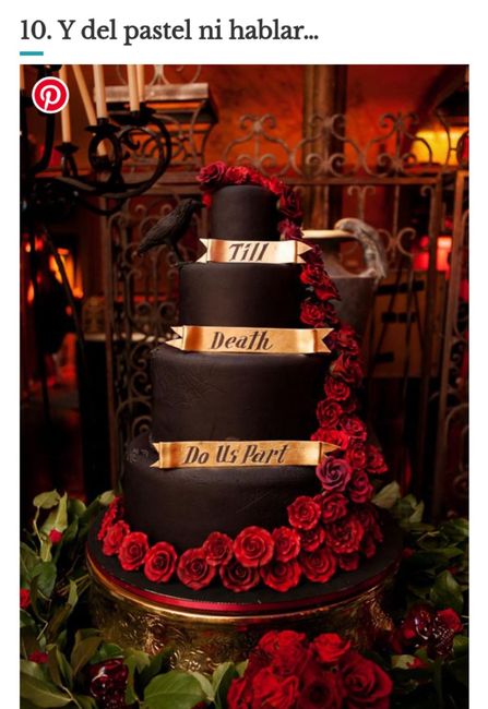 Las bodas con temática Halloween tienen su encanto 🎃👻🕷️👀 13