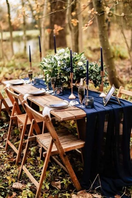 Otoño: caminos de mesa 1