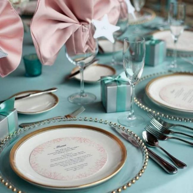 Boda en playa:color menta - 4