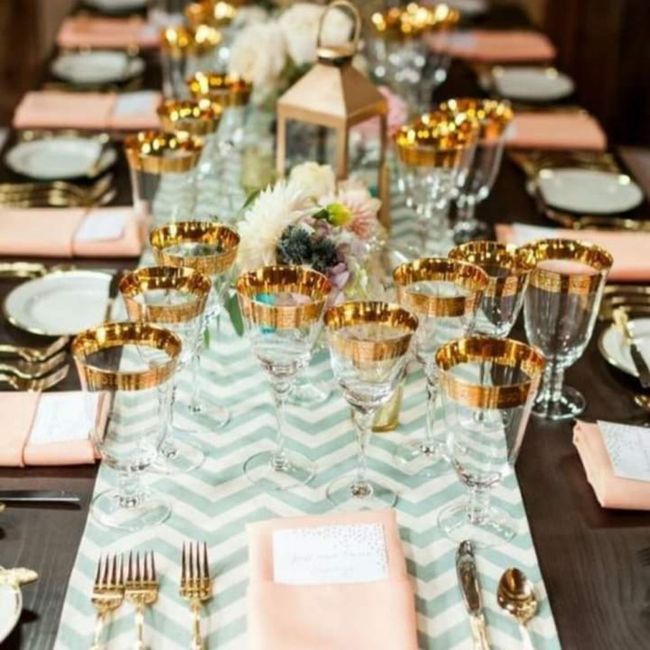 Boda en playa:color menta - 5