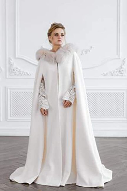 Tendencia 2022: Abrigos de novia 1