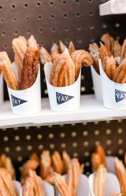 Invierno: churros en tu boda ❄️ 2