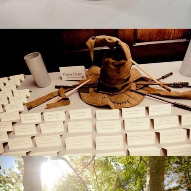 Invierno:boda temática Harry Potter 6