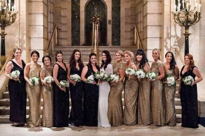 Invierno:boda en negro y dorado ✨🖤 1