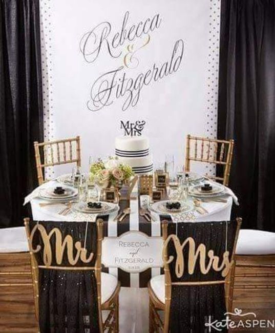 Invierno:boda en negro y dorado ✨🖤 4