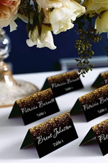Invierno:boda en negro y dorado ✨🖤 14