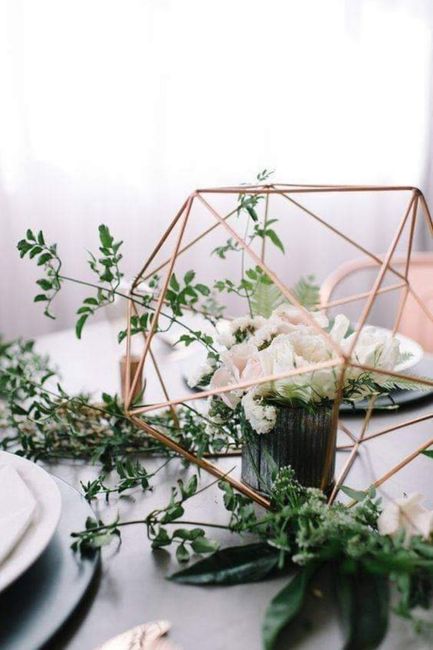 En tu boda: decoraciones geométricas - 1