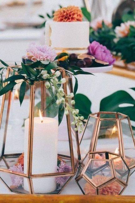 En tu boda: decoraciones geométricas - 2