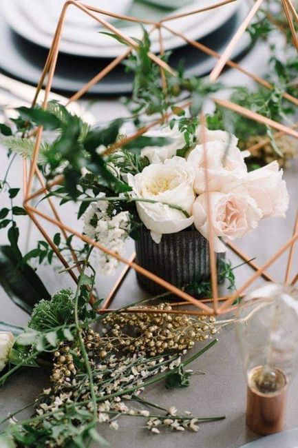 En tu boda: decoraciones geométricas 4