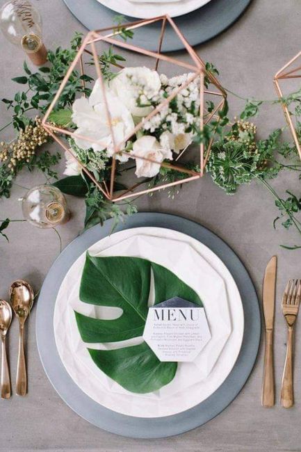 En tu boda: decoraciones geométricas - 5