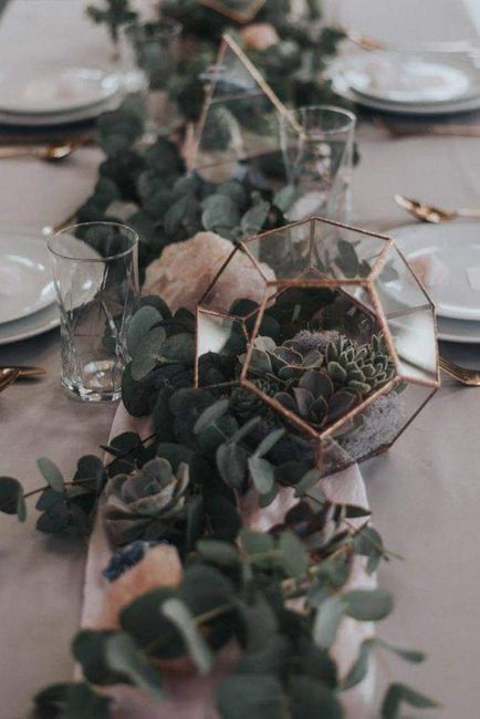 En tu boda: decoraciones geométricas - 7