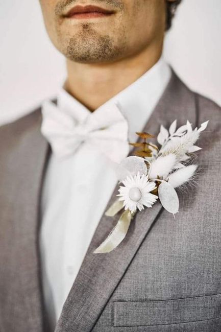 Invierno:lunaria en el boutonniere ❄️❄️❄️ - 1