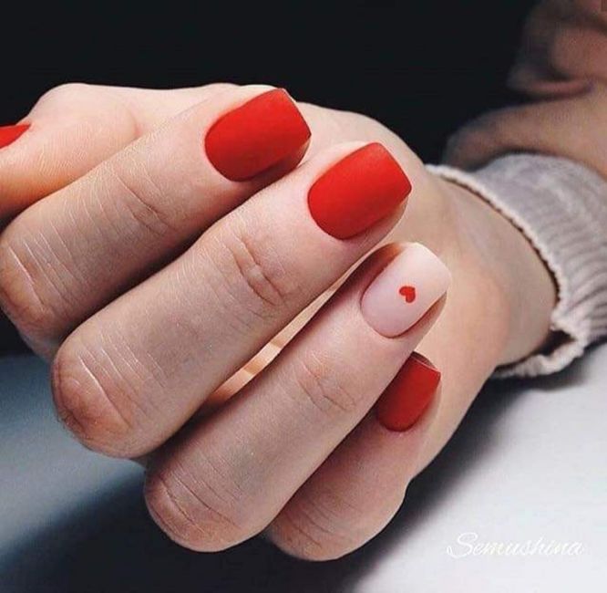 Boda en San Valentín:uñas 💕 1