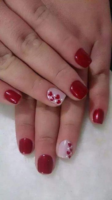 Boda en San Valentín:uñas 💕 4