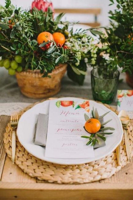 Mandarinas en tu boda 2