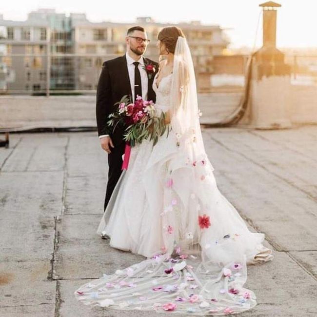 Velo lleno de flores🌺🌹🌸🌼 6